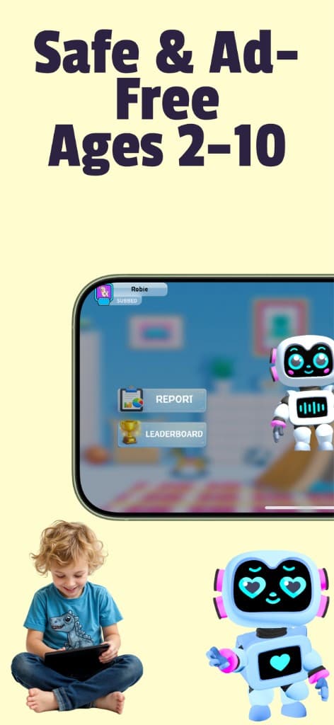 Safe & ad-free for ages 2–10